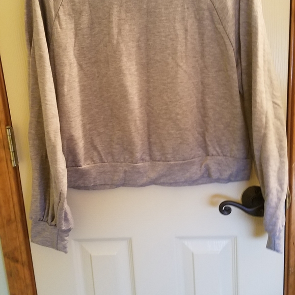YOSEMITE crop sweatshirt sz Large slub - Picture 5 of 6